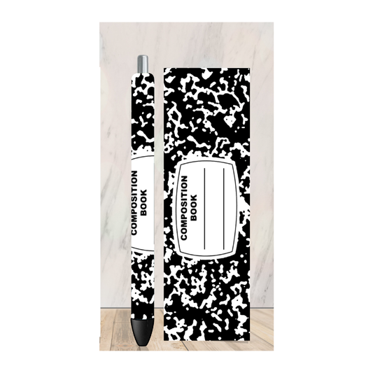 Comp Notebook Pen Wrap