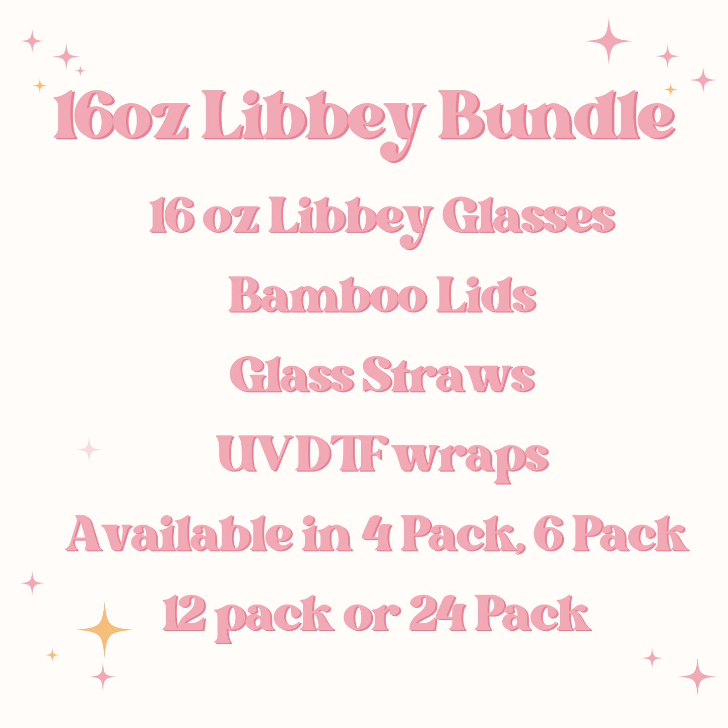 16oz Libbey Can Glass Bundle