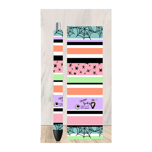 Creepy Spooky Spells Pen Wrap