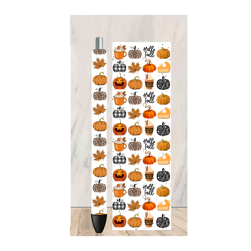 Hello Fall Pen Wrap