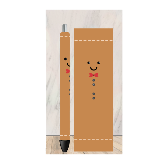 Gingerbread Pen Wrap