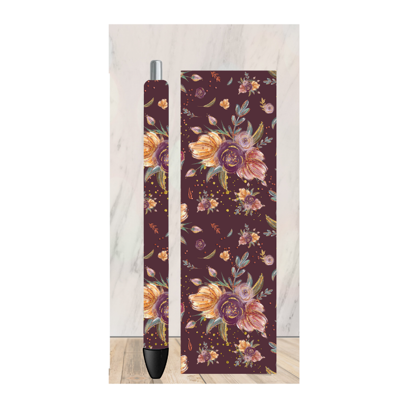 Boho Floral Pen Wrap