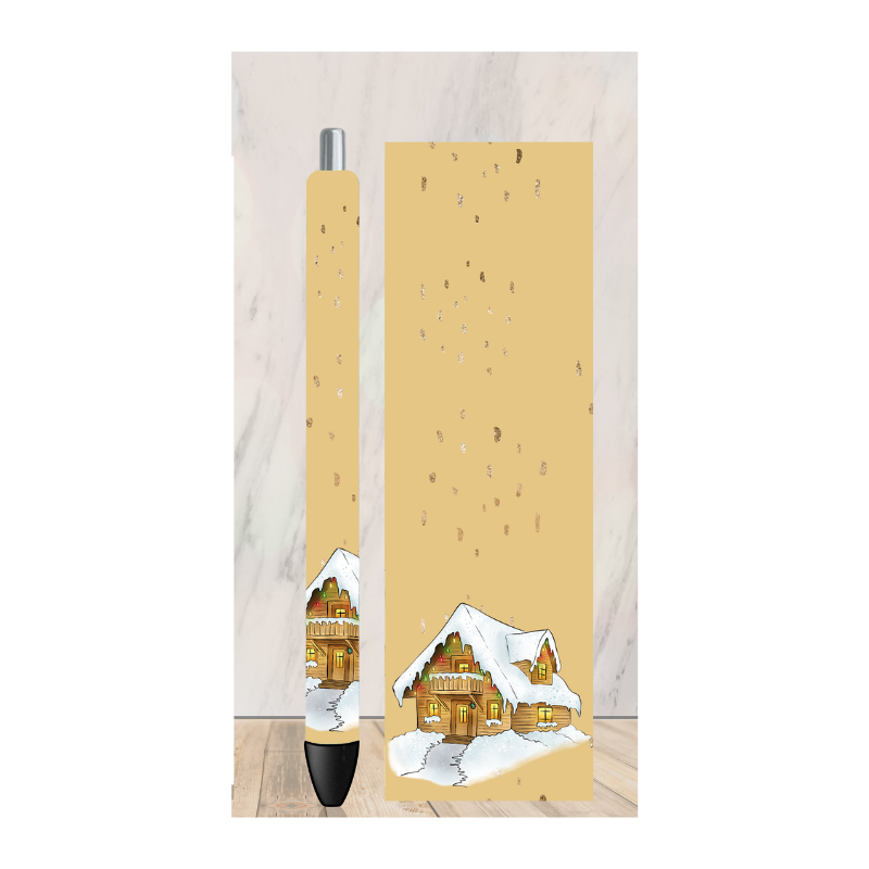 Winter Christmas Pen Wrap