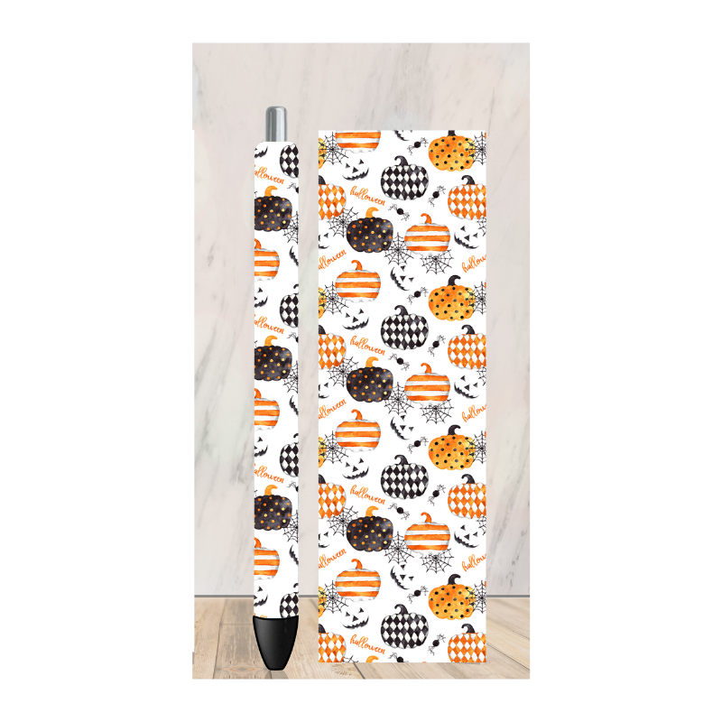 Halloween Pumpkins Pen Wrap