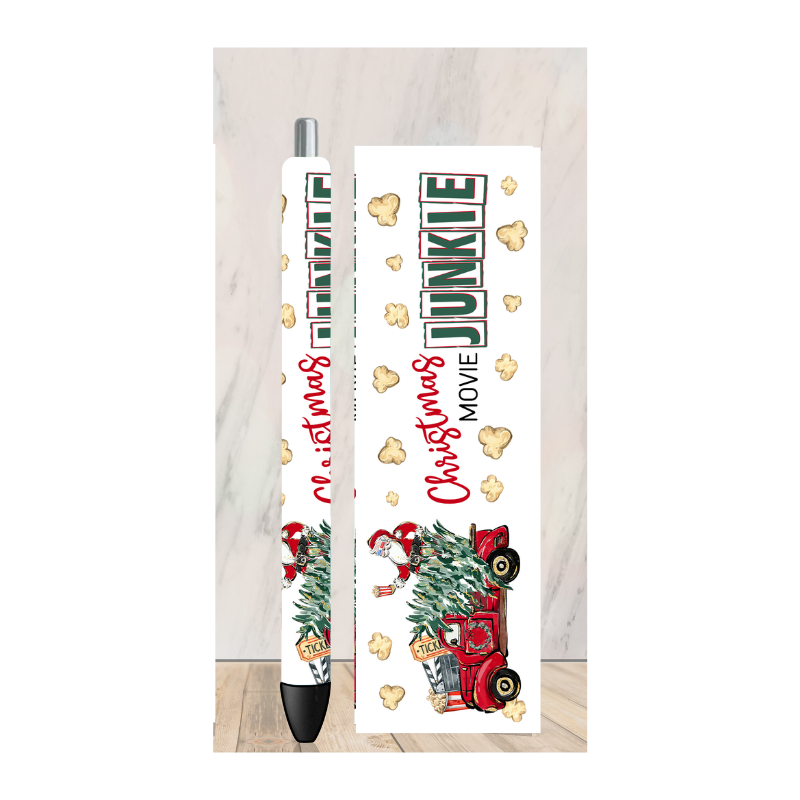 Christmas Movie Junkie Pen Wrap