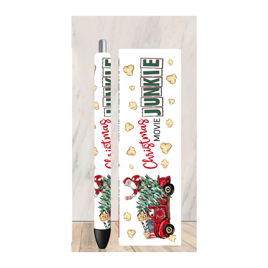 Christmas Movie Junkie Pen Wrap