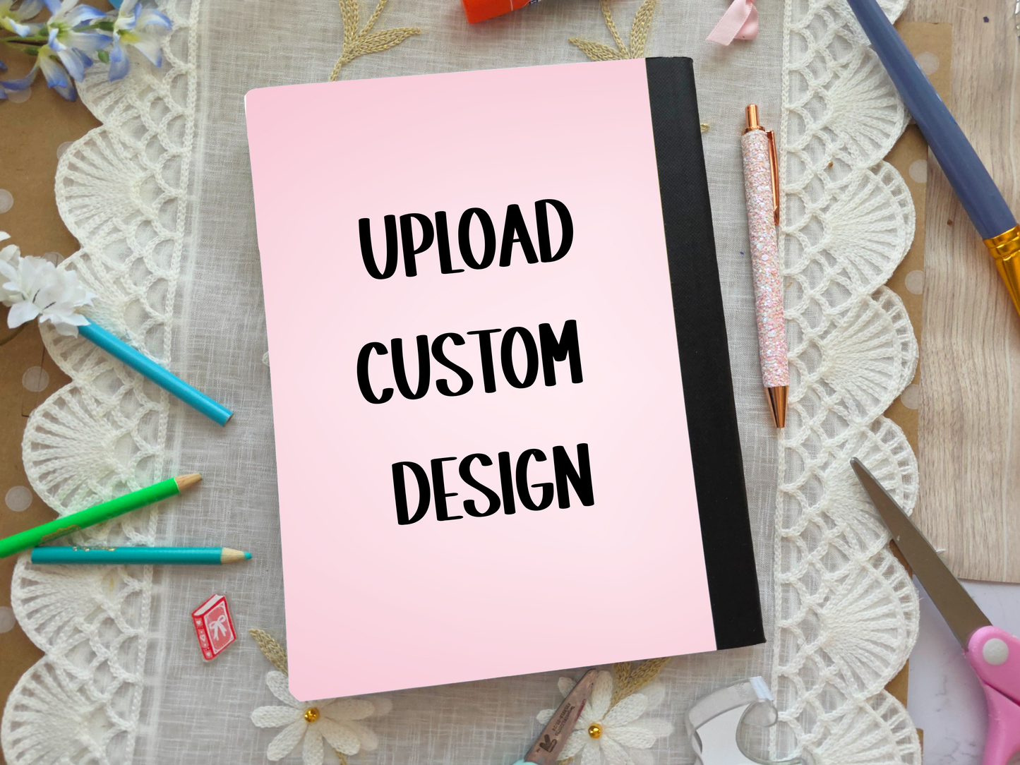 Custom Composition Notebook Wrap Front + Back