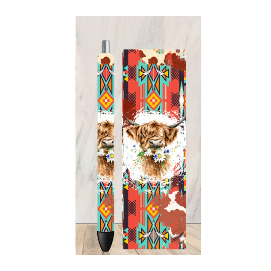 Aztec Cow Pen Wrap