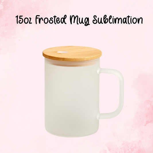 15oz Frosted Sublimation Mug