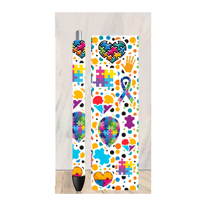 Autism 1 Pen Wrap