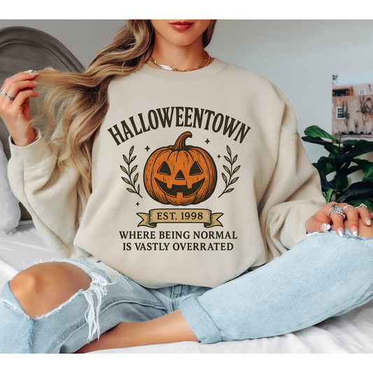 Halloween Spooky Town Sweater
