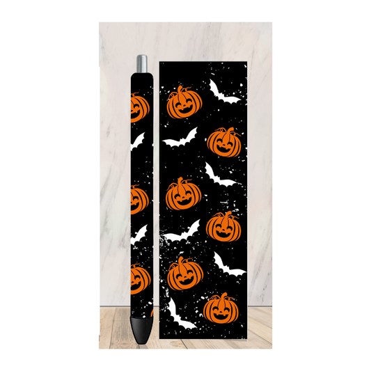 Bats and Pumpkins Pen Wrap