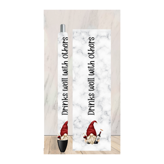 Drinks Well with Others Pen Wrap