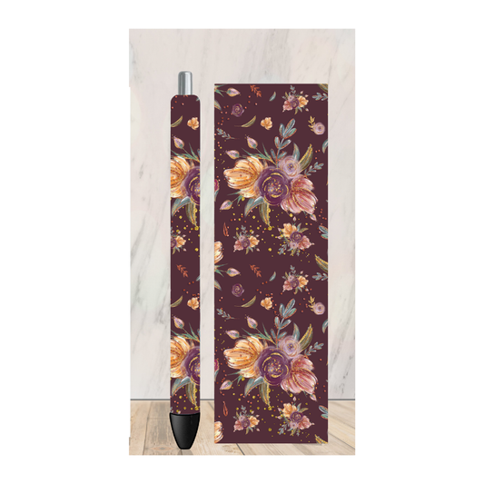 Boho Floral Pen Wrap
