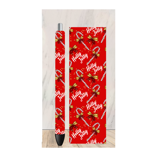 Holly Jolly Pen Wrap