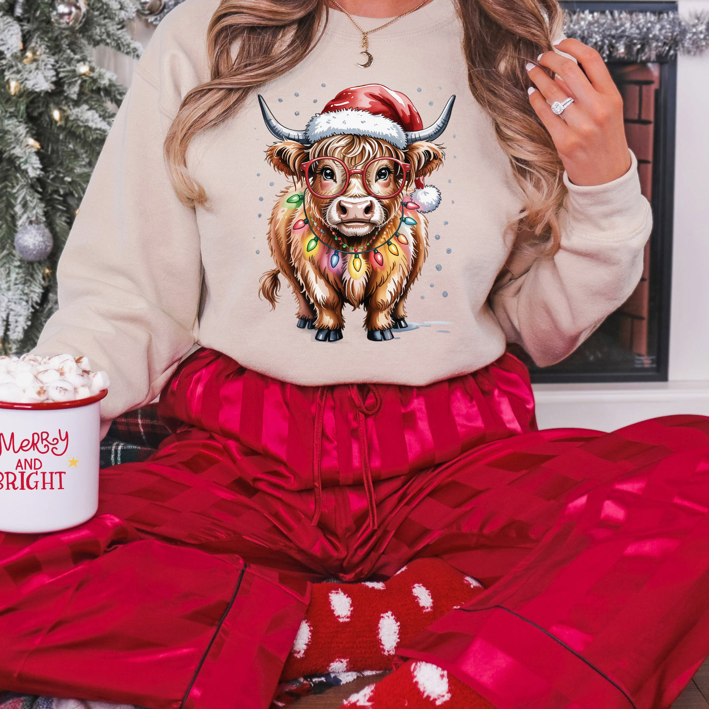 Cow Christmas Sweater